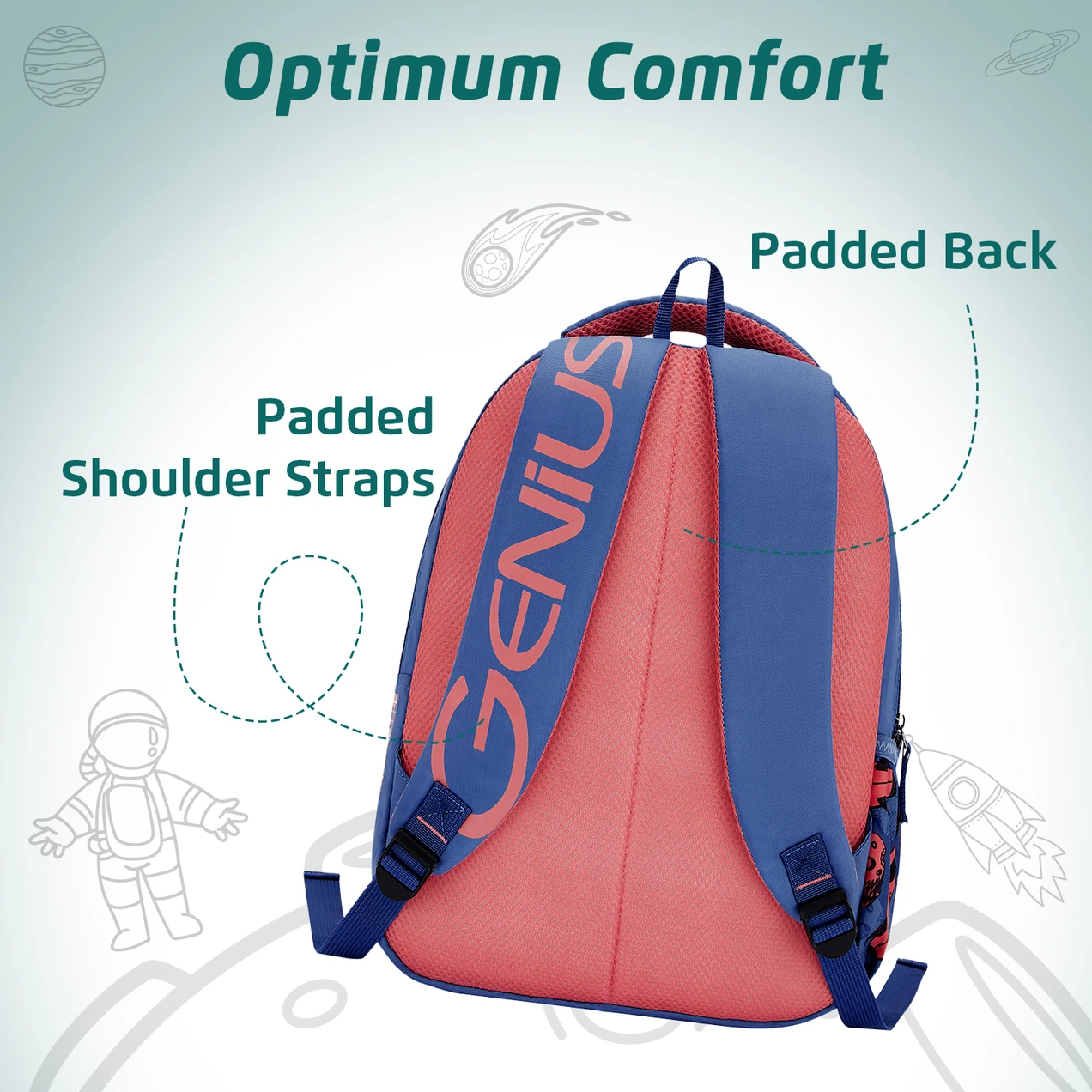 GENIUS Medium 23 L Backpack ASTRO (Blue)