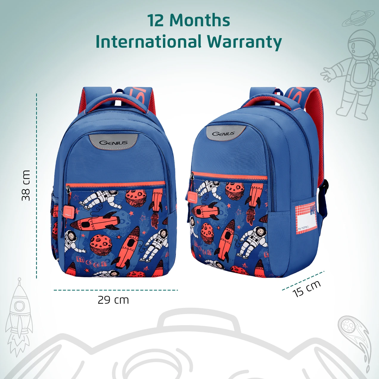 GENIUS Medium 23 L Backpack ASTRO (Blue)