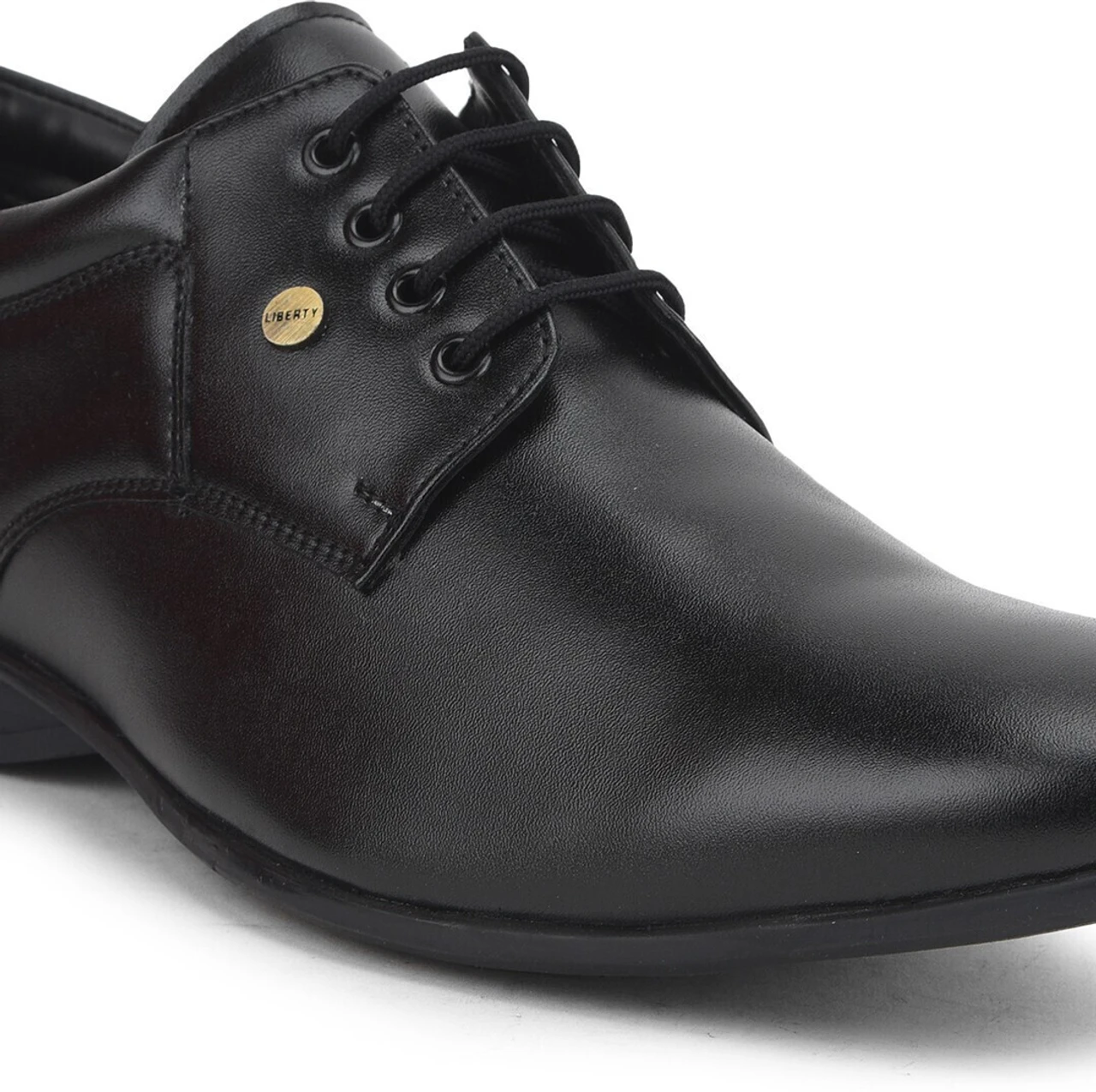 LIBERTY Fortune ROBERT-2 Mens Lacing Formal Shoes | Comfortable & Durable Lace-Up Derby For Men (Black , 9)