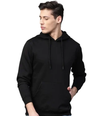 Roadster Men Full Sleeve Solid Hooded Sweatshirt