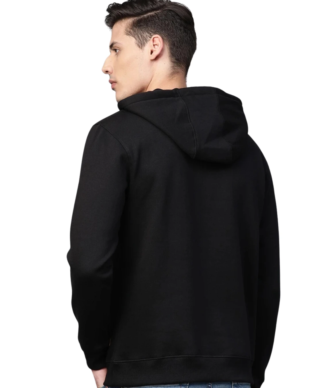 Roadster Men Full Sleeve Solid Hooded Sweatshirt