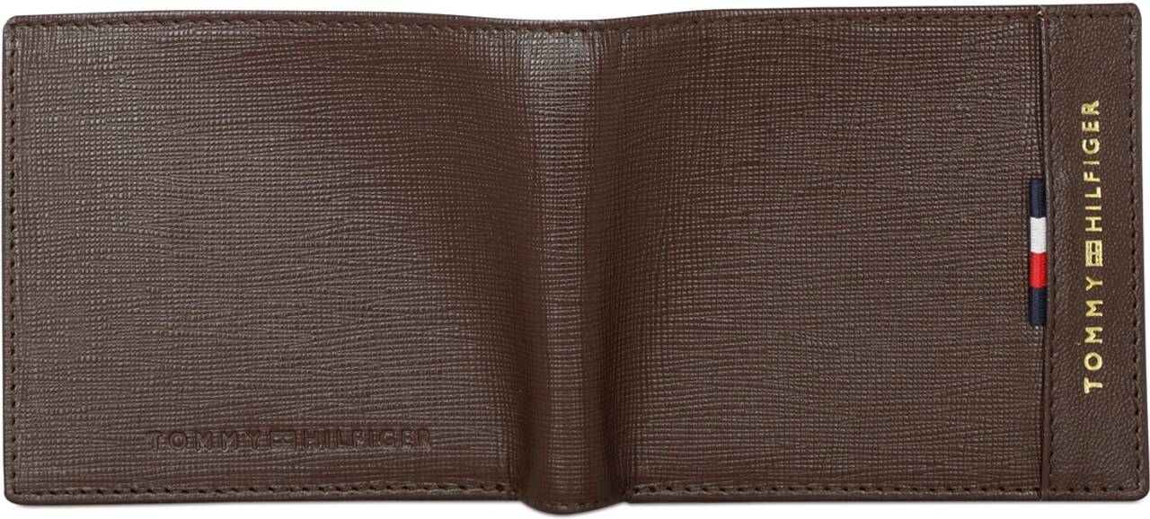 TOMMY HILFIGER Men Casual Brown Genuine Leather Wallet (4 Card Slots)