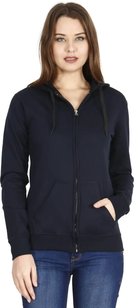 Fleximaa Women Full Sleeve Solid Hooded Sweatshirt Black,Red,Gray,Pink,