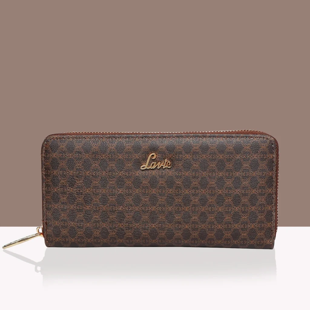 LAVIE Women Casual Brown Artificial Leather Wallet (4 Card Slots)