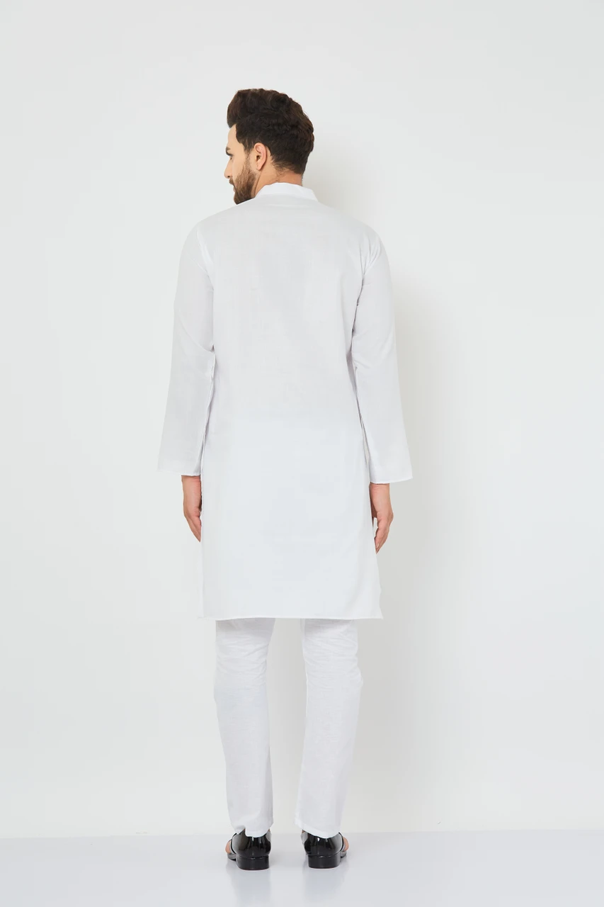 ARMAAN ETHNIC Men Cotton Blend Kurta Payjama Set